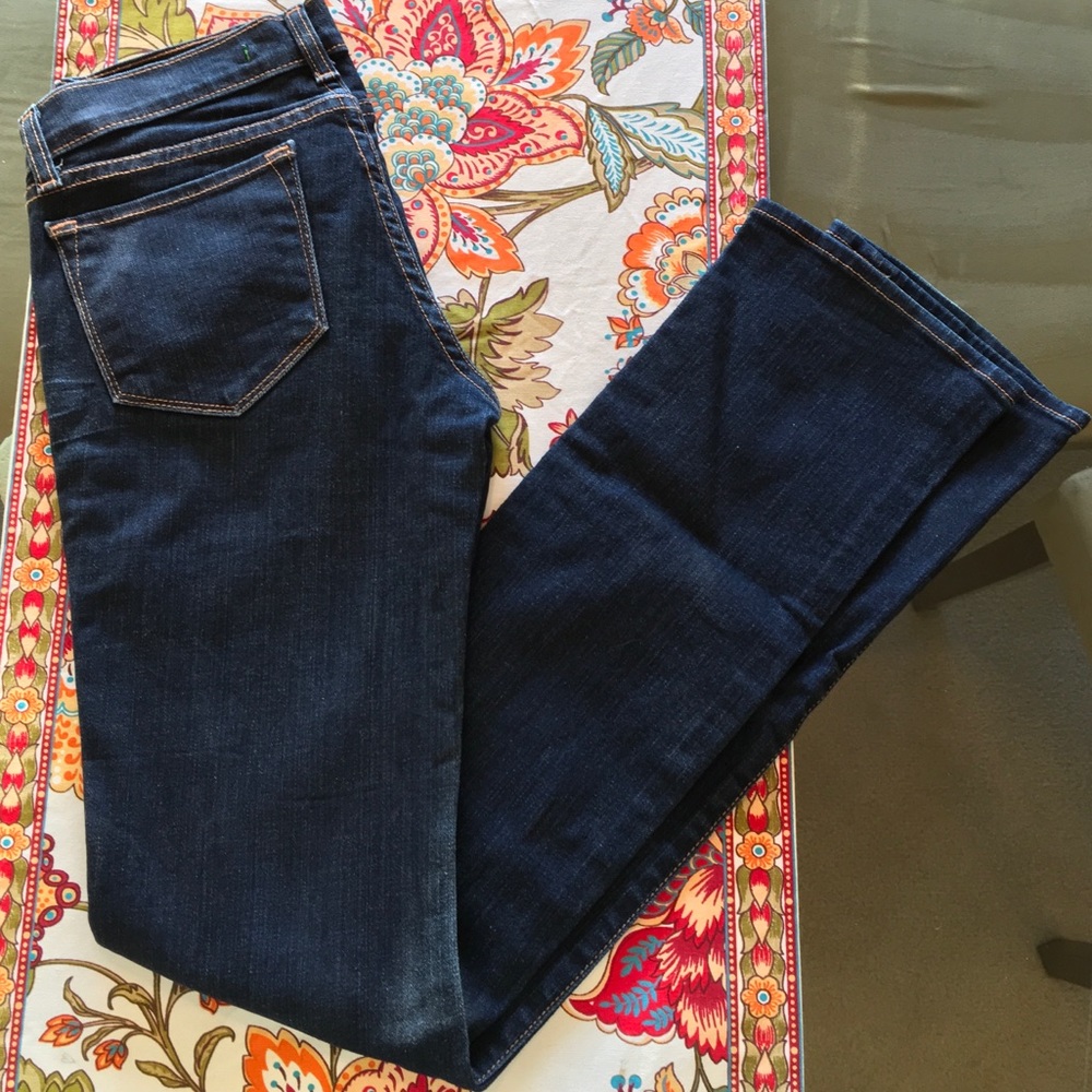 J BRAND Dark Wash Straight Leg Jeans Sz 25